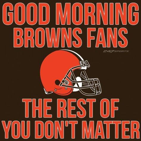 😂😂😂 Cleveland Browns Humor, Cleveland Browns Wallpaper, Cleveland Browns Logo, Go Browns, Cleveland Browns Football, Cleveland Rocks, Browns Football, Browns Fans, Nfl Teams Logos