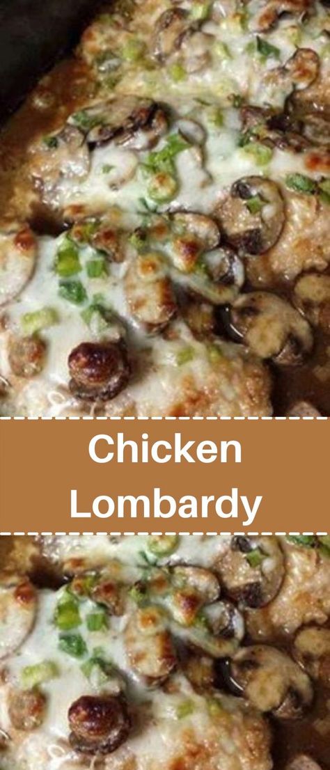 Elevate your dinner with Chicken Lombardy, a dish that oozes with Italian flavors and sophistication. 🍗🍷 #ChickenLombardy #ItalianDinner Chicken Lombardy Recipes Marsala Wine, Chicken Lombardi, Lombardy Chicken, Chicken Lombardy Recipes, Italian Baked Chicken, Chicken Lombardy, Marsala Sauce, Yummy Chicken, How To Cook Mushrooms