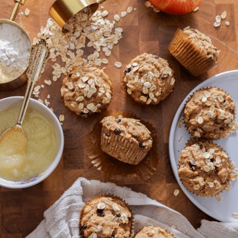 Simple Sourdough Apple Muffins With Applesauce - Food Over Comfort Muffins With Applesauce, Sourdough Sandwich Bread Recipe, Sourdough Apple, Sourdough Crackers, Sourdough French Toast, Applesauce Cookies, Simple Sourdough, Sourdough Pizza Crust, Applesauce Muffins