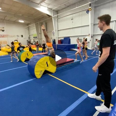 Floor Drills Gymnastics, Gymnastics Vault Drills, Level 2 Gymnastics Drills, Vault Drills Gymnastics, Gymnastic Drills, Front Handspring, Tumbling Drills, Front Walkover, Gymnastics Conditioning