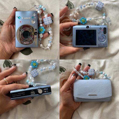 RARE PALE BLUE DIGITAL CAMERA CANON IXUS 82 IS... - Depop Blue Digital Camera, Decorate Digital Camera, Decorating Digital Camera, Digital Camera Stickers, Digital Camera Decorated, Digi Cam Pictures, Decorated Camera, Movie Poster Aesthetic, Pink Aesthetic Icon