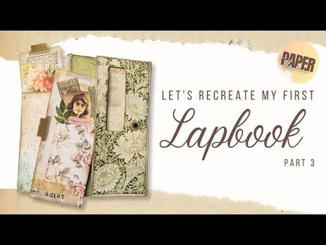 (1149) Let's recreate my first lapbook - Part 3 Decorating - YouTube Journal 3, Paper Lovers, Junk Journals, Journal Ideas, A Coffee, Junk Journal, Paper Crafts, Let It Be, Coffee