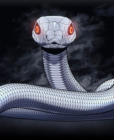 Hot Monster Art, Reaper Of The Drifting Moon, Anime Snake, Scary Snakes, Pokemon Rpg, Cobra Art, Snake Drawing, Novel Characters, Pokemon Oc