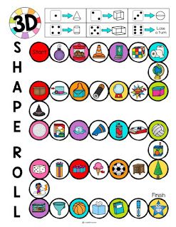 Shape Activities Kindergarten, Dice Print, 3 Dimensional Shapes, Solid Figures, Shape Activities, Shapes Kindergarten, Rectangular Prism, Activities Kindergarten, Magic 8 Ball