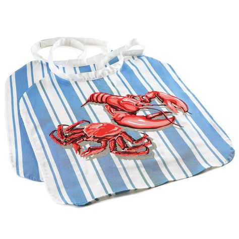 Norpro 6502 Seafood Bib, Set of 2: Amazon.co.uk: Kitchen & Home Lobster Bib, Lobster Dinner, Crab And Lobster, Bib Set, Dinnerware Sets, Beach Style, Bibs, Crab, Seafood