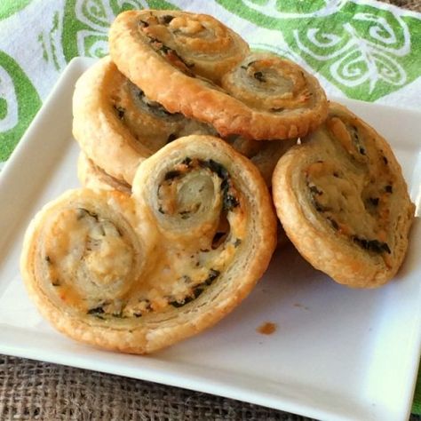 Irish Elephant Ears | Savory Irish Palmiers appetizer recipe | ShockinglyDelicious.com #KGGrassfed Elephant Ears Recipe, Irish Appetizers, Ginger Chicken Recipes, Savory Puff Pastry, Classic Savory, Pepperidge Farm Puff Pastry, Irish Dishes, Savory Pastry, Ginger Chicken