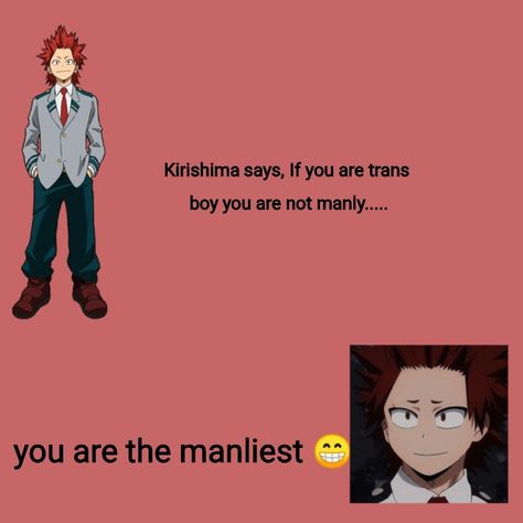 Trans Boys Tips, Trans Kirishima, Mha Pride, Ftm Trans, Gender Spectrum, Pride Stuff, Trans Art, Trans Boys, Catty Noir