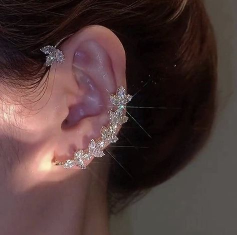 ZuDaling 2PCS Earrings Hook Without Pierced Ear Bone Clip Ear Clip Star Gender, Shiny Earrings, Earrings Model, Daily Accessories, Prom Accessories, Asymmetrical Earrings, Long Tassel Earrings, Classic Earrings, Birthday Jewelry Gift