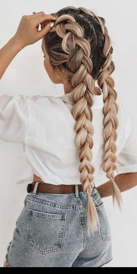 Hairdo For Long Hair, Hair Stylist Life, Sporty Hairstyles, Teen Hairstyles, Easy Hairstyles For Long Hair, Braids For Long Hair, Grunge Hair, Aesthetic Hair, Pretty Hairstyles