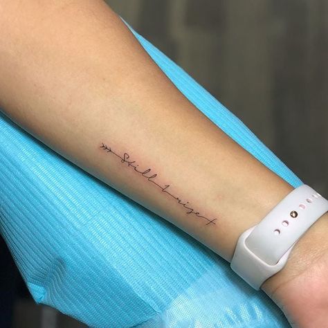 Still I Rise Women Small Forearm Tattoo, Where To Get A Quote Tattoo, Side Wrist Arrow Tattoos For Women, Small Forearm Tattoos For Women Writing, Long Wrist Tattoos For Women, Tattoo Ideas Female Side Wrist, Scripture Wrist Tattoos For Women, Cursive Side Wrist Tattoo, Places On Arm For Tattoos