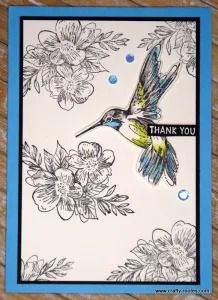 February 2024 - Page 2 of 3 - Crafty-rootes Stampin Up Hummingbird Cards, Hummingbird Cards, Hummingbird Card, Thoughtful Expressions, Lavender Stamp, Blue Cards, New Things To Try, Everyday Cards, Sewing Cards