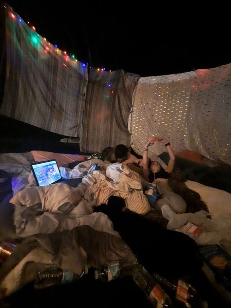 Trampoline Date Night, Trampoline Date, Trampoline Fort, Girl Sleepover, Fun Sleepover Ideas, Sleepover Ideas, Snoopy Pictures, Freshman Year, Summer Bucket Lists