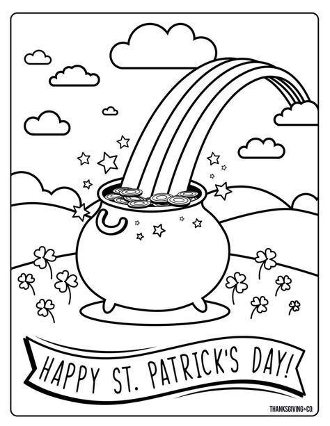 St Patricks Day Coloring Page, St Patricks Coloring Sheets, Sant Patrick, St Patricks Day Pictures, Infant Art, Saint Patricks Day Art, Fete Saint Patrick, St Patricks Crafts, San Patrick