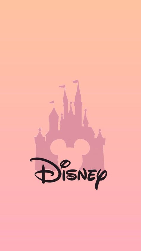 Simple Disney Background, Disney Watch Wallpaper, Disney Logo Art, Disney Logo Wallpaper, Disney Logo Aesthetic, Disney Pink Aesthetic, Disney Castle Wallpaper, Disney Screensaver, Disneyland Wallpaper