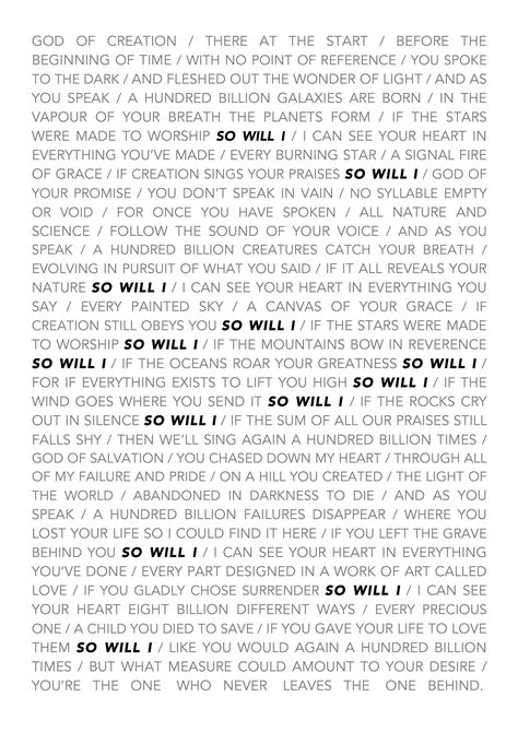 So Will I // HILLSONG UNITED 100 Billion X Hillsong Lyrics, So Will I Hillsong Lyrics, Whole Heart Hillsong Lyrics, So Will I Lyrics Wallpaper, As You Find Me Hillsong Lyrics, So Will I Hillsong Wallpaper, Hillsong Lyrics Wallpaper, So Will I Wallpaper, So Will I Lyrics