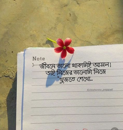 Bengali Quotes Life, Aesthetic Quotes For Instagram, Caption Bangla, Plain Book Page Aesthetic, Sweet Captions, Typography Art Quotes, Insta Bio Quotes, Bengali Quotes, Typography Design Quotes