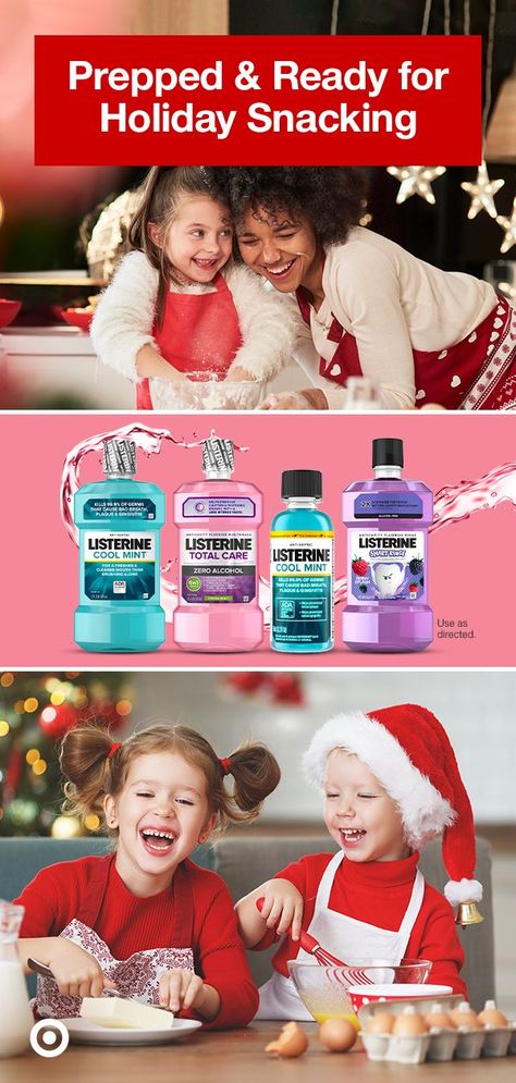 Listerine Mouthwash, Listerine Cool Mint, Holiday Snacks, Holiday List, Future Mom, Mouthwash, Christmas Seasons, Natural Remedies, Target