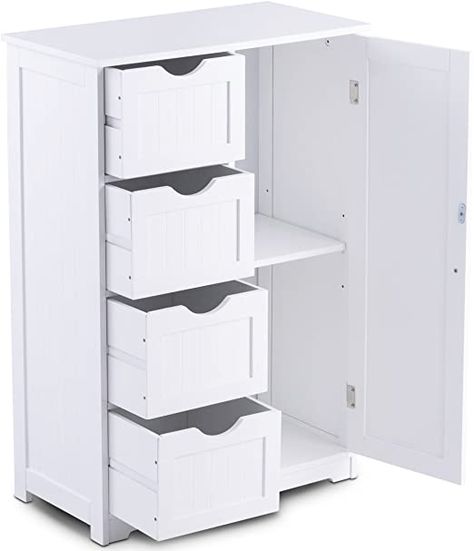 Walmart Shelves, Desk Organization Tips, Pull Out Storage, Bathroom Cabinet Storage, Wooden Bathroom Cabinets, Bathroom Furniture Ideas, Bathroom Storage Hacks, Bathroom Storage Units, Bedroom Organization Storage