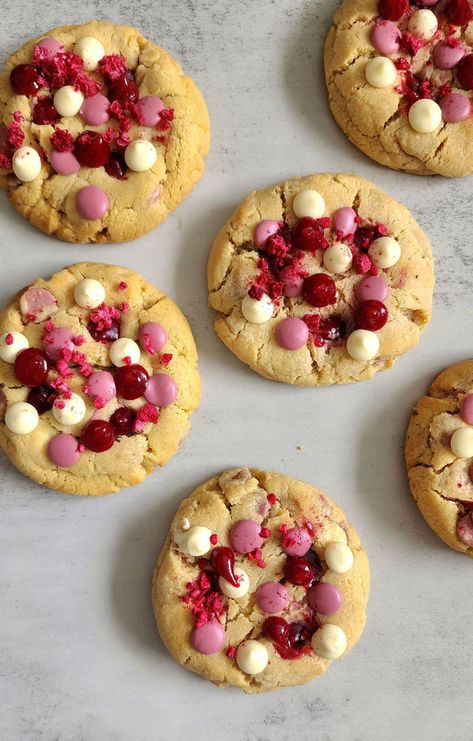 Ruby Cookies, Ruby Jewel, Freeze Dried Raspberries, Dried Raspberries, Red Hill, Market Stall, Caster Sugar, Bean Paste, White Chocolate Chips