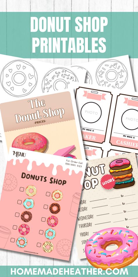 Bakery Printables, Pretend Play Printables, Play Printables, Dramatic Play Printables, Preschool Names, Baking Theme, Dramatic Play Preschool, Dramatic Play Area, Kids Pretend Play