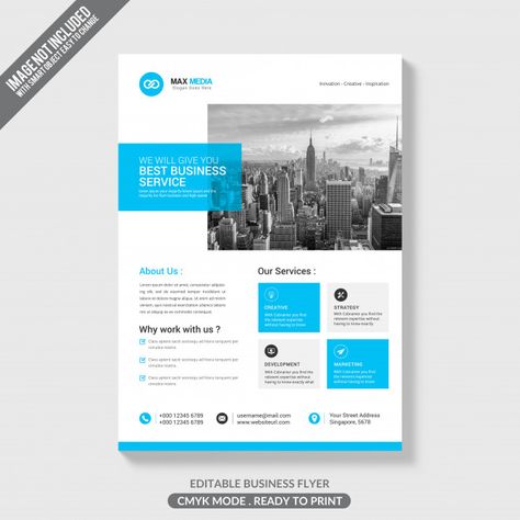 Creative business brochure mockup Premiu... | Free Psd #Freepik #freepsd #background #banner #brochure #flyer 1 Page Flyer Design, Business One Pager Design, 1 Pager Design, One Pager Design Creative, One Pager Design Layout, Datasheet Design, One Pager Design, Cover Design Inspiration, Make A Flyer