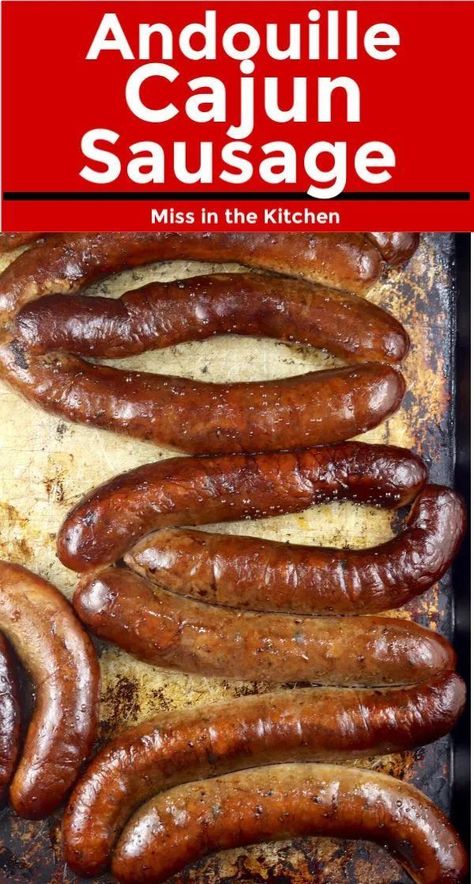 Chicken And Pork Sausage Recipes, Country Sausage Recipes, Boudin Sausage, Andouille Sausage Recipes, Sausage Making Recipes, Home Made Sausage, Pork Sausage Recipes, Cajun Sausage, Homemade Sausage Recipes