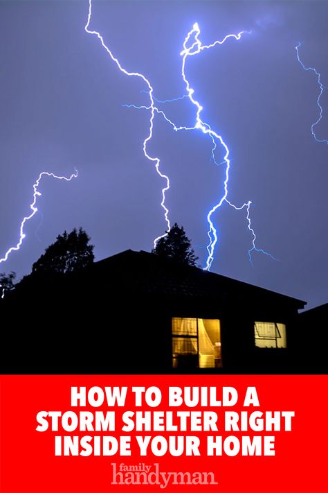 How to Build a Storm Shelter Right Inside Your Home Diy Storm Shelter, Storm Shelters, Tornado Shelter, Tornado Alley, Storm Shelter, Shelter Design, Severe Storms, Safe Room, Emergency Management