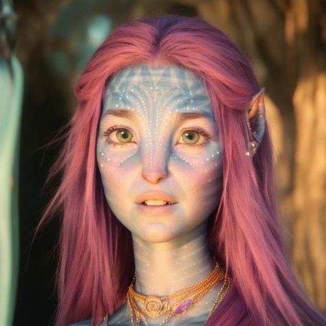 Pink Avatar Navi, Pink Avatar, Avatar Pandora, Avatar Dr, Pandora Pink, Female Avatar, Drawing Art, Face Claims, Pink Hair