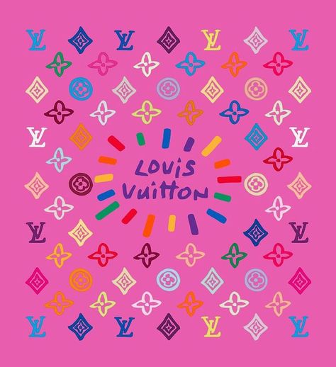 Lv Wallpaper, Louis Vuitton, Wall, Pink, Art