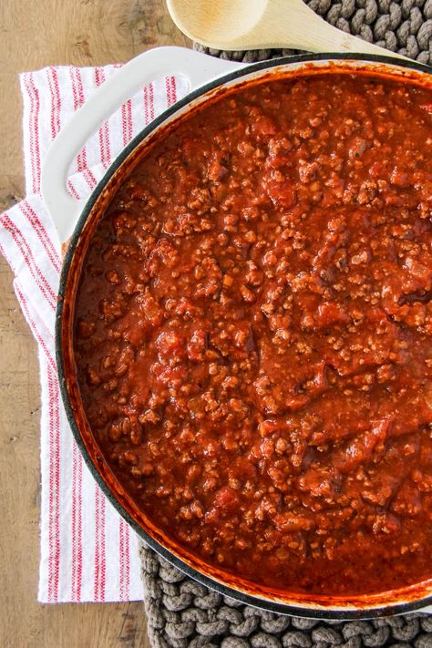 Low Sodium Spaghetti Sauce, Homemade Spaghetti Meat Sauce, Best Homemade Spaghetti Sauce, Best Spaghetti Sauce, Homemade Spaghetti Sauce Recipe, Shortbread Cookie Crust, Spaghetti Meat Sauce, Favorite Pasta Recipes, Best Spaghetti