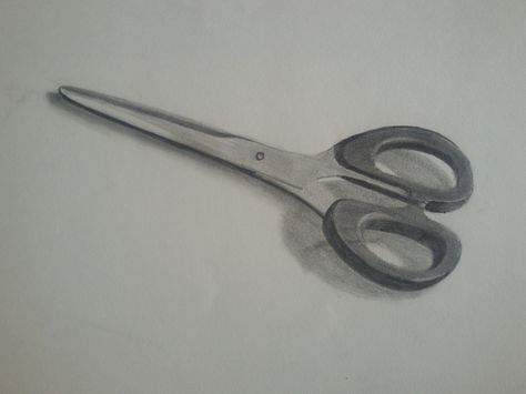 Scissors #sketch#pencilwork #hand drawn #stationary #essential #light and shadow Scissors Sketch, Scissors Drawing, Drawing Random, Still Life Sketch, Life Sketch, Basic Painting, Art Foundation, Creative Advertising Design, Amazing Halloween Makeup