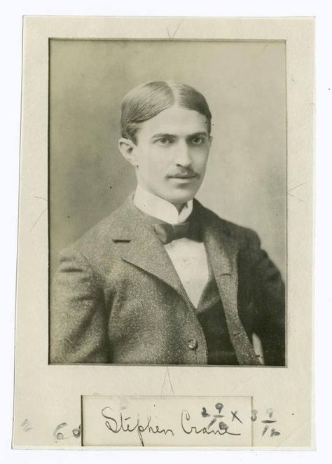 A man said to the universe: "Sir I exist!" "However," replied the universe, "The fact has not created in me A sense of obligation." by American author Stephen Crane who was born on November 1, 1871 in Newark, New Jersey Image of Stephen Crane via NYPL digital collections, no known restrictions Stephen Crane, Newark New Jersey, American Literature, November 1, The Universe, New Jersey, A Man, Literature, Universe