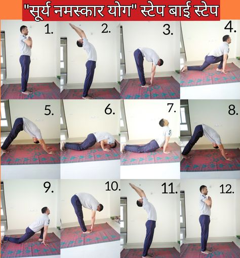 #healthtips #yogatips #suryanamaskaryoga Surya Namaskar Yoga Steps Surya Namaskar Step By Step, Surya Namaskar Yoga, Yoga Steps, Surya Namaskar, Body Workout At Home, Yoga Tips, Body Workout, Home Remedies, At Home Workouts