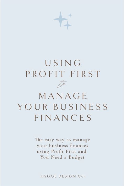 Profit First in creative business | Profit first tips | You need a budget app for small business | Creative business tips Profit First, Manage Finances, Startup Website, Grow My Business, Hygge Design, Budget App, Squarespace Web Design, Small Business Website, Managing Finances