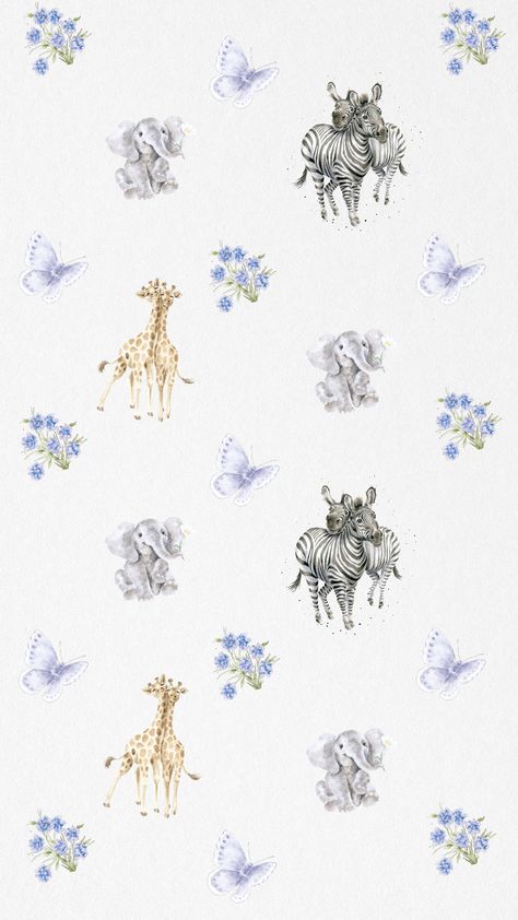 Wallpaper Iphone Elephant, Giraffe Wallpaper Iphone, Cute Giraffe Wallpaper, Elephant Phone Wallpaper, Zoo Wallpaper, Giraffe Wallpaper, Tea Room Design, Scrapbook Prints, Elephant Wallpaper