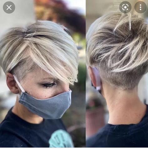 Pixie Inspirations, Chic Short Hair, Pixie Haircut For Thick Hair, Short Hair Undercut, Undercut Pixie, Short Pixie Haircuts, Undercut Hairstyles, Cute Hairstyles For Short Hair, Short Hair Haircuts