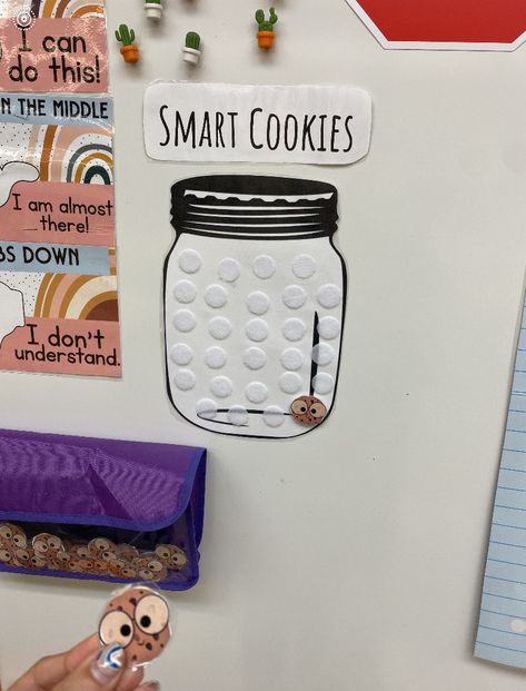 Classroom Behavior Chart, Preschool Behavior, Classroom Incentives, Smart Cookies, Behavior Incentives, Incentive Chart, School Lesson Plans, Preschool Classroom Decor, Classroom Behavior Management