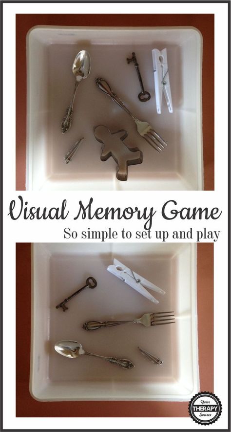 Test your skills with this simple visual memory game. It is a great game to play with children of all ages because you can vary the difficulty. Visual Memory Activities For Kids, Memory Activities For Kids, Visual Memory Activities, Perceptual Activities, Visual Perceptual Activities, Memory Activities, Visual Tracking, Printable Games For Kids, Pediatric Physical Therapy