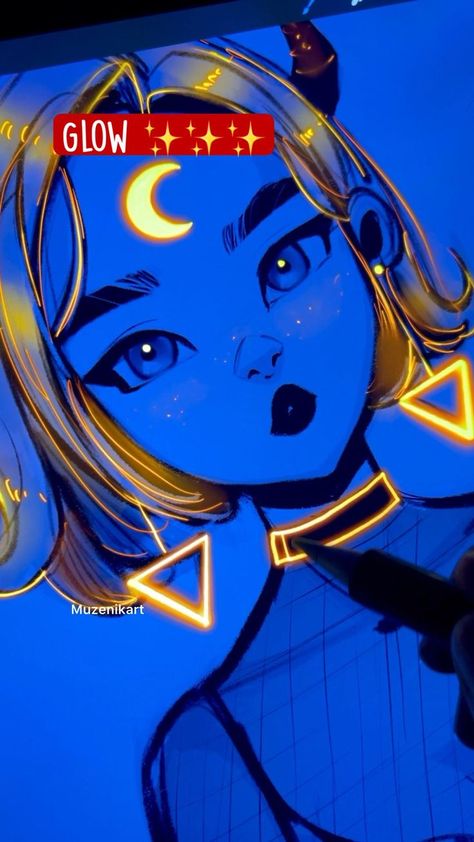 Glow ✨✨✨ in 2022 | Sketchbook art inspiration, Art inspiration drawing, Digital art anime Glitter Digital Art, Procreate Ipad Art Anime, Mother Nature Fanart, Drawing Style Ideas Character Design, Procreate Anime Art, Glow Art Tutorial, Simple Digital Art Ideas For Beginners, Sketchbook Art Inspiration For Beginners, Digital Drawing Reference