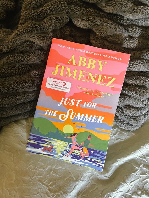 Book Review: Just For The Summer by Abby Jimenez — the daily dose with liv Just For The Summer Book Cover, Just For The Summer, Just For The Summer Book Aesthetic, Bookish Photos, Book Tbr, Abby Jimenez, New Romance Books, 2024 Books, Best Beach Reads