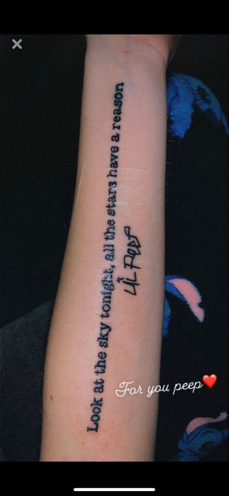 Lil Peep Hand Tattoos, Star Shopping Lil Peep Tattoo, Look At The Sky Tonight Lil Peep Tattoo, Lil Peeps Tats, Lil Peep Lyrics Tattoo, Star Shopping Tattoo, Star Shopping Lyrics, Lil Peep Nails, Lil Peep Tattoo Ideas