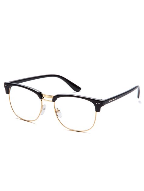 Shop Black Open Frame Gold Trim Glasses online. SheIn offers Black Open Frame Gold Trim Glasses & more to fit your fashionable needs. Glasses Black Women, Black And Gold Glasses, Gold Frame Glasses, Gold Glasses Frames, Gold Glasses, Black Glasses, Fashion Eye Glasses, Open Frame, Frame Glasses