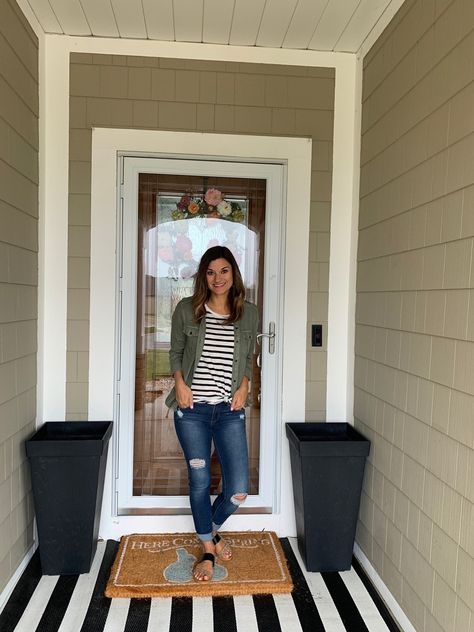 Casual spring outfit #justpostedblog #ShopStyle #shopthelook #MyShopStyle #OOTD #LooksChallenge #ContributingEditor #Lifestyle Target Favorites, Long Sleeve Shirt Outfits, Plus Size Soft, Olive Green Shirt, Olive Shirt, Long Black Cardigan, Green Long Sleeve Shirt, Target Clothes, Stitch Fix Outfits