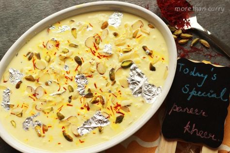 Exquisite Paneer Kheer Rabdi Recipe, Indian Rice Pudding, Rice Kheer, Manchurian Recipe, Kheer Recipe, Kebab Recipes, Sweet Meat, Recipe Boards, Healthy Dessert Recipes