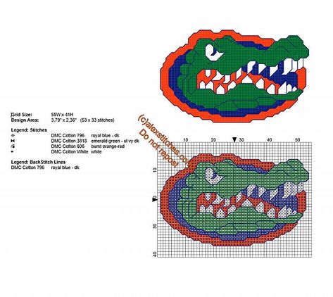 FL Gators Florida Gators intercollegiate sports team free cross stitch pattern Free Cross Stitch Pattern, Free Cross Stitch Patterns, Stitching Patterns, Florida Gator, Paper Quilt, Hand Embroidery Projects, Needlepoint Patterns, Cross Stitch Patterns Free, Free Cross Stitch