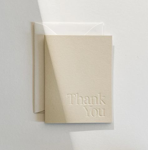 Thank You No. 03 – Jaymes Paper Fabric Remnants, Affirmation Cards, Paper Ephemera, Greeting Card Design, Card Reading, Branding Inspiration, Flower Cards, Recycled Fabric, Neutral Tones