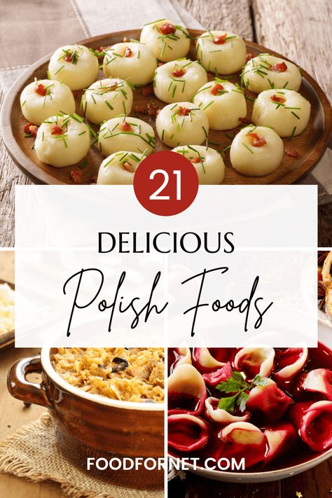 Easy Polish Recipes, Polish Food Traditional, Polish Breakfast, Polish Sausage Recipes, Polish Foods, Poland Food, Simply Potatoes, Polish Desserts, Hungarian Food