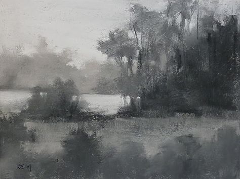 Painting My World: Have You Painted in Black and White Lately? White Art Painting, Black And White Landscape, Black And White Painting, Watercolor Inspiration, Painting Class, African American Art, Daily Paintworks, Pastel Painting, Fine Art Gallery