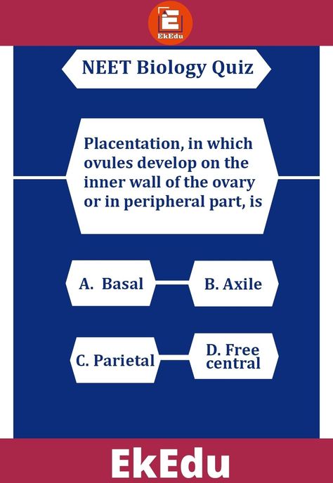 Neet Questions With Answers, Neet Biology, Test Your Iq, Questions With Answers, Study Biology, Neet Exam, Biology Notes, Class Notes, Question Of The Day