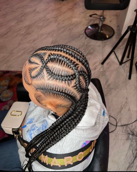 8-10 Stitch Braids, 7 Stitch Braids, 8 Freestyle Stitch Braids, Stiches Hairstyles, Stitch Braids With Design With Bun, 8 Straight Back Feed In Braids, Stitch Hairstyles, Stitch Braids Designs, 8 Stitch Braids With Design